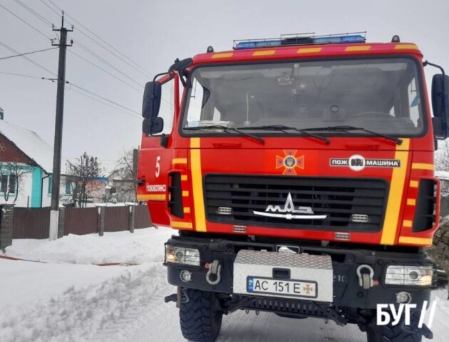 На Волині пожежі житлового будинку загинув чоловік
