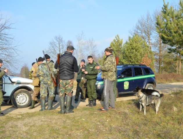 На Волині «полювали» на мисливців-порушників. ФОТО