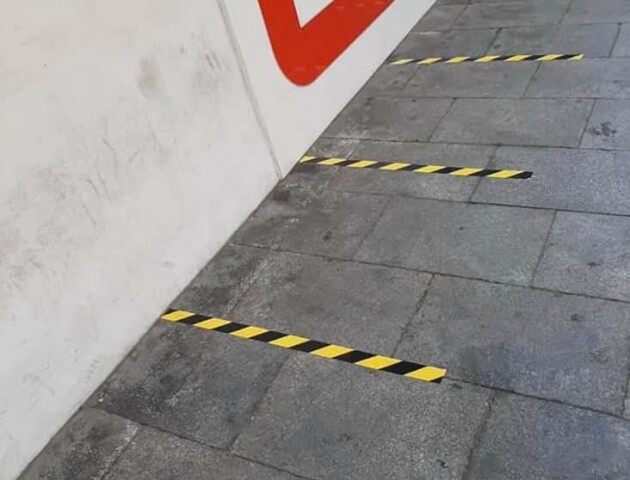 В луцьких магазинах та супермаркетах зроблять розмітку для безпечної відстані
