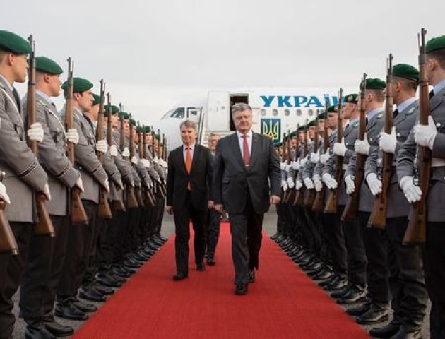 Президент України прибув з візитом до Німеччини