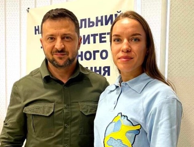 Спортсменка з Волині отримала нагороду від Зеленського