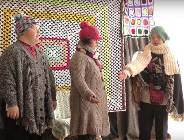 «Сонячні діти» в Луцьку показали виставу. ВІДЕО