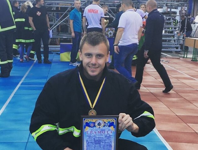 Волинський рятувальник взяв срібло на міжнародних змаганнях
