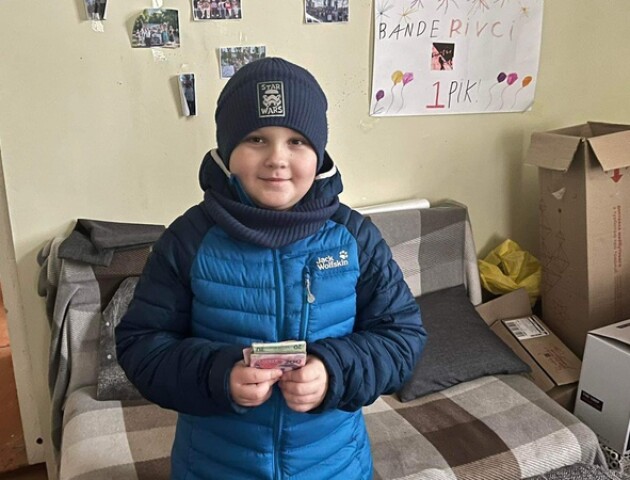 Юний посівальник з Волині зібрав 1500 гривень для ЗСУ