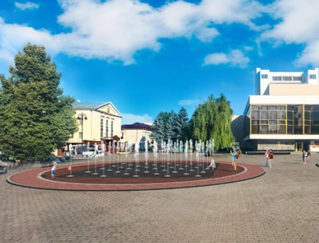 Фонтан у центрі Луцька обіцяють відкрити у вересні