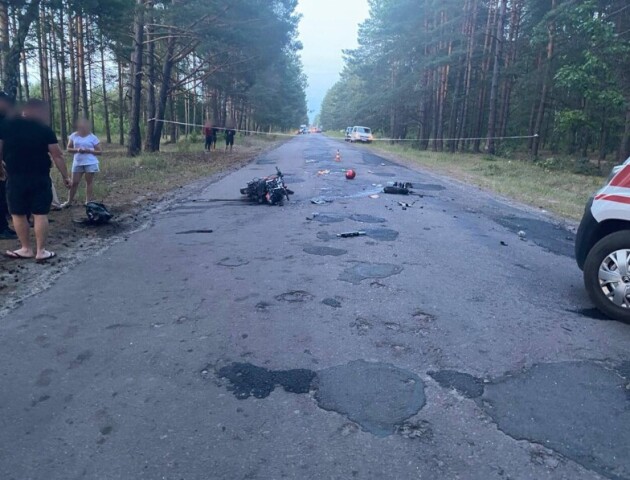 У лікарні помер 18-річний мотоцикліст, який потрапив у ДТП на Волині