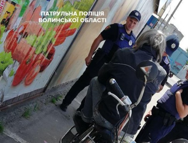 У Луцьку затримали п’яного мопедиста