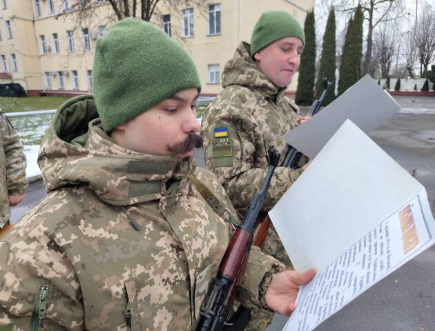 Кілька десятків рекрутів поповнили лави прикордонників Волині
