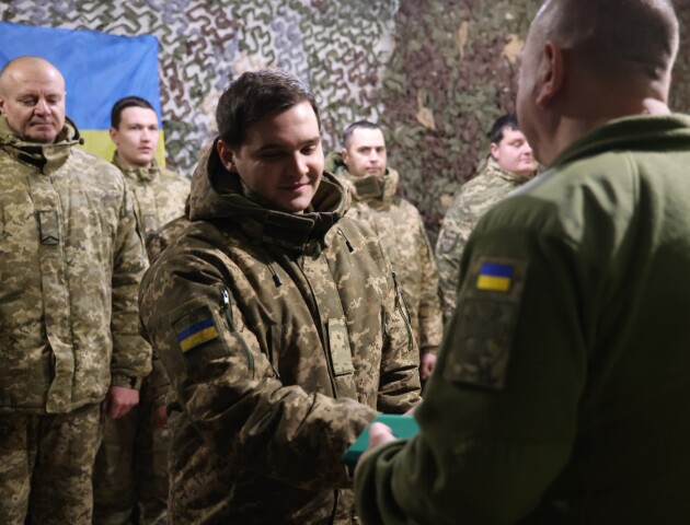 Відзначили прикордонників, які перебувають на кордоні з рф та на лінії бойового зіткнення