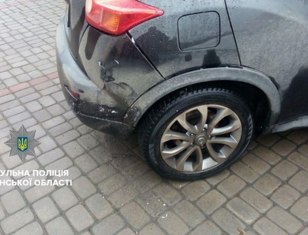 Луцькі патрульні розшукали водія, який втік з місця ДТП. ФОТО