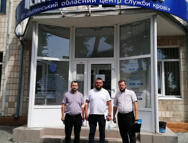 Волинські капелани здали кров для онкохворих дітей