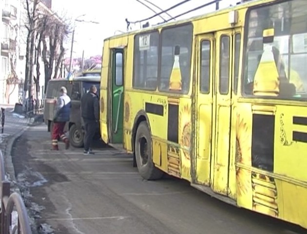 У Луцьку – затор через несправний тролейбус