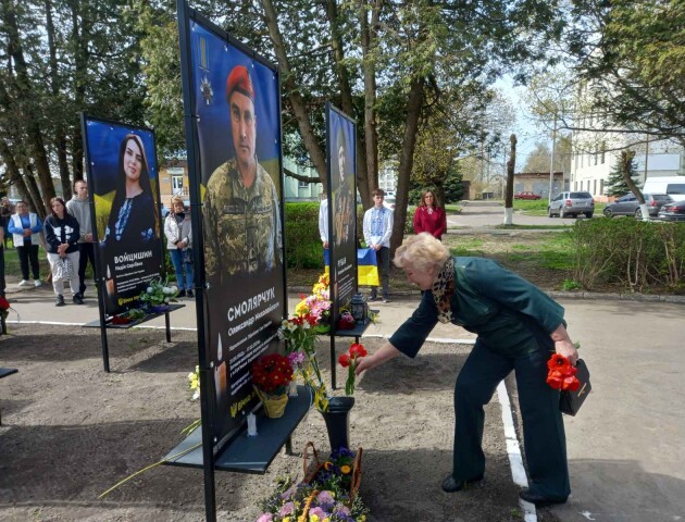 У Любомлі відкрили пам’ятні стенди Героям