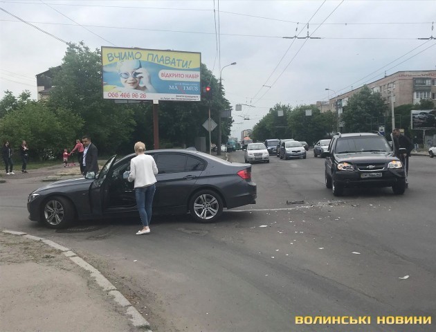 У Луцьку не розминулися автомобілі