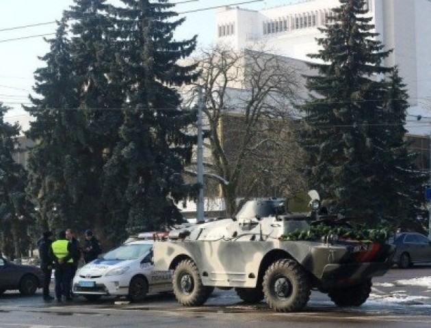 Стало відомо, що у центрі Луцька робила військова БРДМ. ФОТО