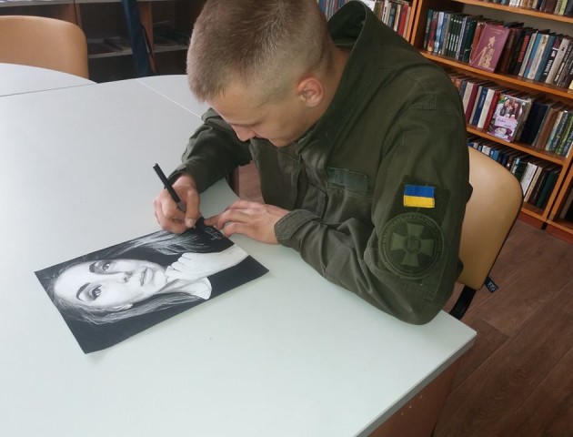 У луцькій Нацгвардії служить художник. ФОТО