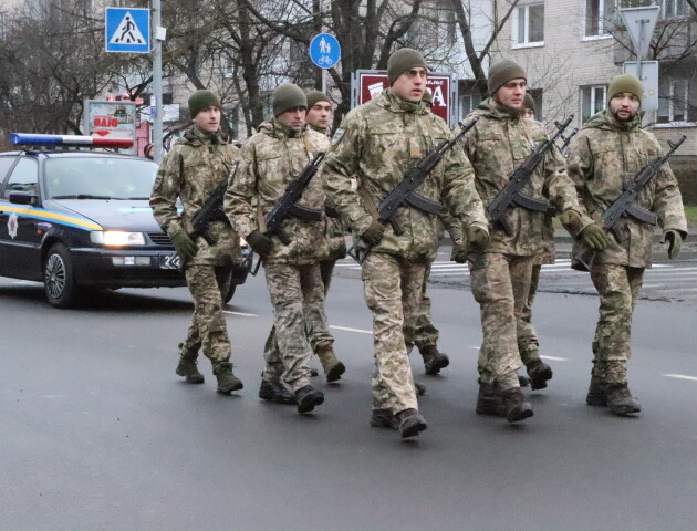На Волині зустріли бійців 14-ої бригади, яка повернулась з передової