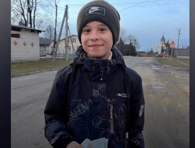 Син Героя з Волині збирав гроші на велосипед, а віддав на ЗСУ