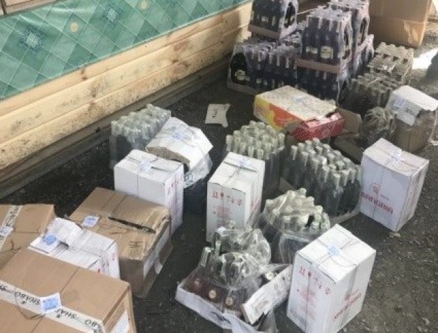Волинські прикордонники виявили більше тонни контрафактного алкоголю