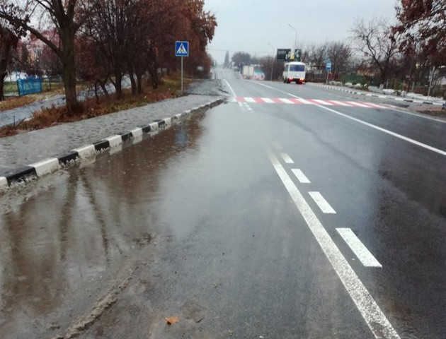 У селі під Луцьком попереджають про небезпечну зупинку. ФОТО