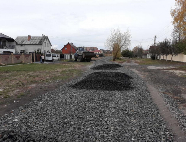 Жителі села біля Луцька власними силами відремонтували дорогу