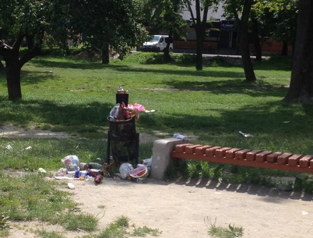Теремнівські ставки у Луцьку завалили сміттям. ФОТО