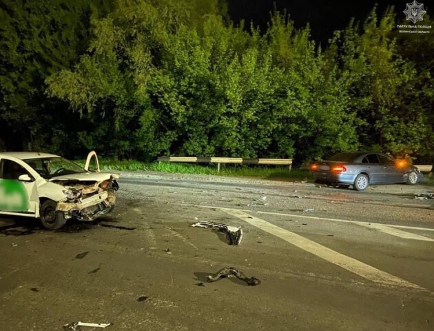 У Луцьку зіткнулися два авто. ФОТО