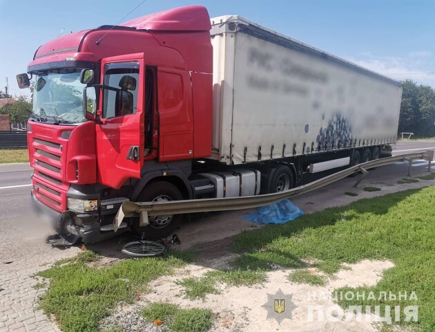 Біля Луцька в аварії загинув велосипедист