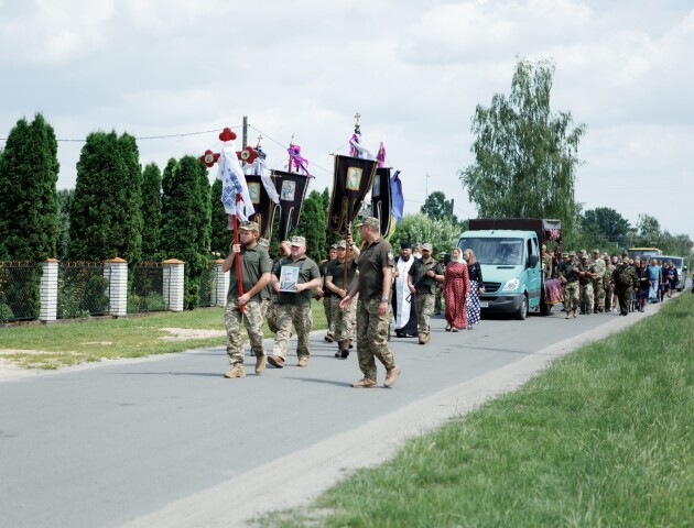 На Волині попрощалися із захисником Сергієм Глущуком. ФОТО