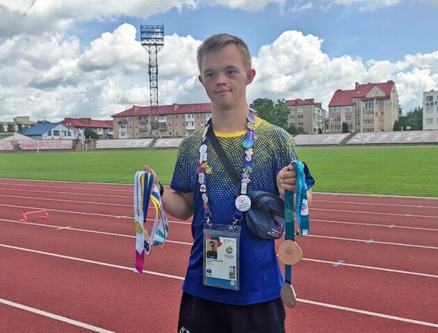Волинянин із синдромом Дауна виборов срібло й бронзу на Спецолімпіаді у Берліні