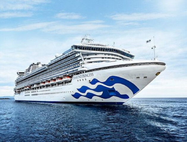 З круїзного лайнера Diamond Princess евакуювали всіх пасажирів та членів екіпажу