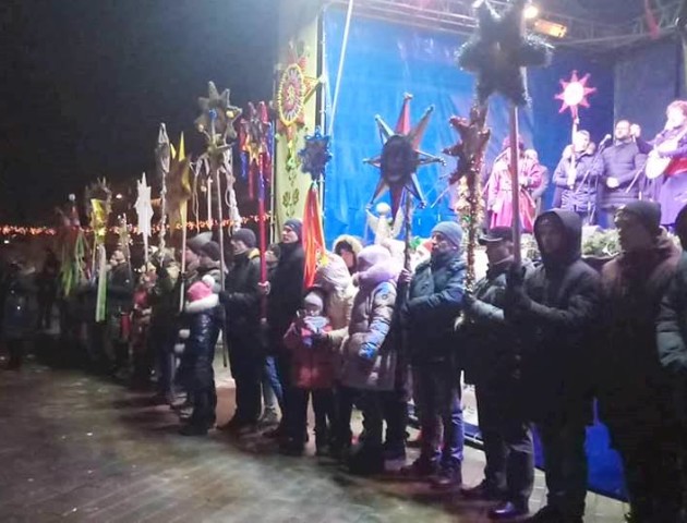 Спільна коляда у центрі Луцька. ФОТО. ВІДЕО