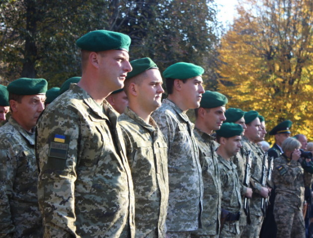 Як луцьких прикордонників із річницею створення вітали. ВІДЕО