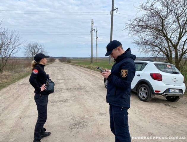 У Нововолинській громаді паліїв трави шукають за допомогою дрона
