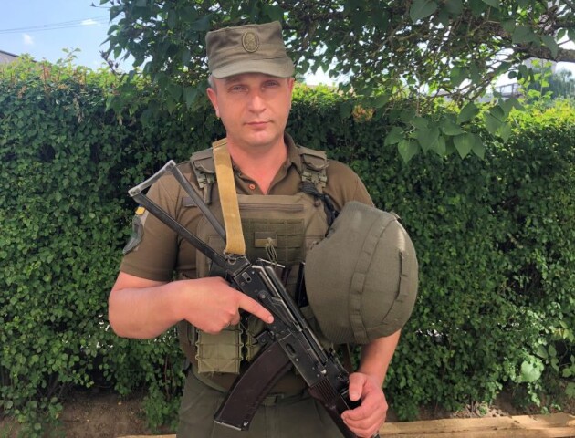 У лавах нацгвардії понад 20 років служить батько чотирьох дітей з Луцька