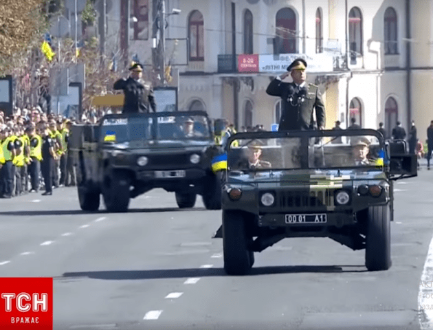 У Києві у параді до Дня Незалежності взяли участь капелани-священнослужителі. ВІДЕО
