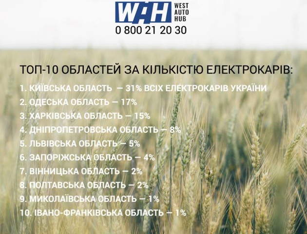 Екологічні авто в Україні: де найбільше?