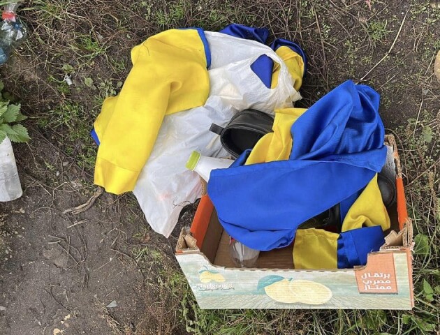 Знайшли зловмисника, який вкрав прапори на Меморіалі слави та у сквері Героям Євромайдану у Ківерцях