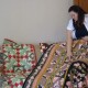 Клаптикове мистецтво. Лучанка шиє ексклюзивні ковдри