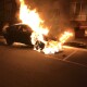 У Луцьку вночі згоріло авто. Відео