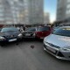 У Луцьку Lexus протаранив три припарковані автомобілі