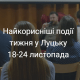 Найкорисніші події тижня у Луцьку