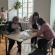 Майстрині у Луцьку влаштували семигодинну вишивальну толоку, аби зібрати кошти на ЗСУ