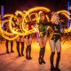 У центрі Луцька влаштували фаєр-шоу. ФОТО