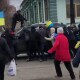 В окупованому російськими військами Куп’янську люди вийшли на мітинг за Україну