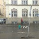 У Луцьку тролейбус «Богдан» в'їхав у дорожній знак. ФОТО