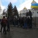 У центрі Луцька чекають Порошенка. ФОТО