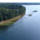 Волинське озеро Пісочне показали з висоти