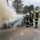 Поблизу Володимира посеред дороги горів автомобіль