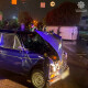 У Луцьку на Дубнівській автотроща. Одна з автівок перекинулася
